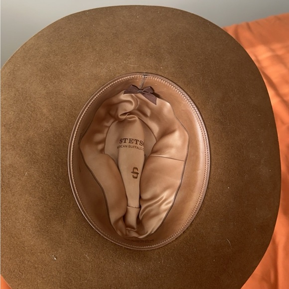 Vintage Stetson cowboy hat. Flat brimmed - Picture 2 of 2